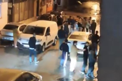 Bursa’da sokak ortasında meydan muharebesi gibi kavga