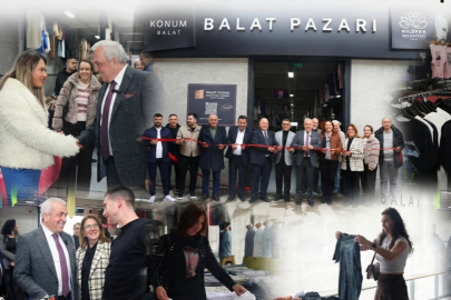 Nilüfer’in 8’inci giyim pazarı Balat’ta açıldı