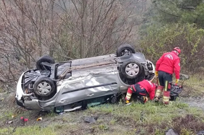 Harmancık'da feci kaza! Yaralılar var