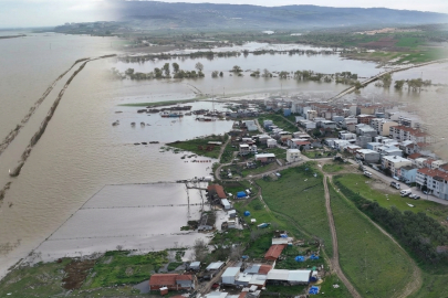 Karacabey Ovası sular altında kaldı