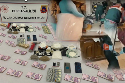 Bursa’da dev uyuşturucu operasyonu, kilolarca madde ele geçirildi 2 kişi tutuklandı
