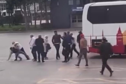 Bursa terminalinde yolcu ile şoför kavgası