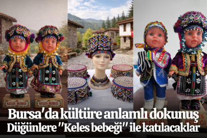Düğünlere "Keles bebeği" ile katılacaklar