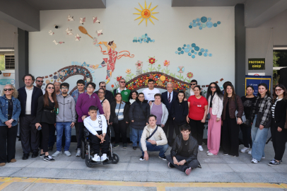 Nilüfer’de renkli dayanışma: Sanat ve sevgi panosu