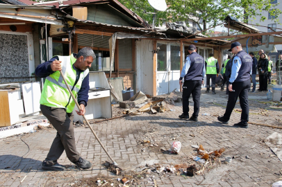1050 Konutlar'daki yeşil alan işgalden kurtarıldı
