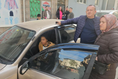 ''Bu araç benim'' diyerek hırsızlık için girdiği araçtan inmeyen kadın tutuklandı