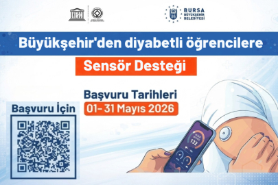 Büyükşehir'den diyabetli öğrencilere sensör desteği