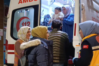 Merdivenlerden yuvarlanan 1 yaşındaki bebek yaralandı
