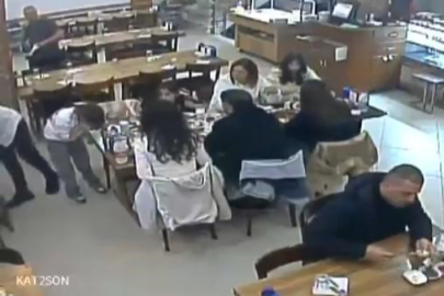 Nefes borusuna yemek kaçan küçük kızı restoran çalışanı kurtardı