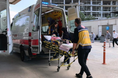 Balkonda başına mermer düşen çocuk ağır yaralandı