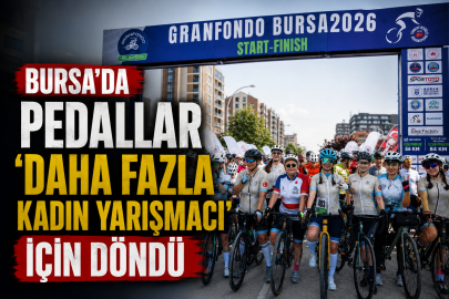Bursa’da pedallar ‘Daha Fazla Kadın Yarışmacı’ için döndü