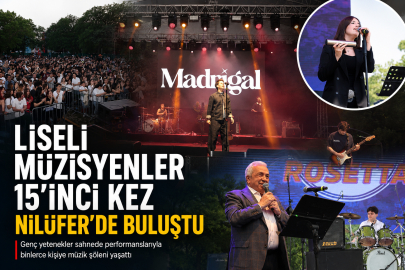 Liseli müzisyenler 15’inci kez Nilüfer’de buluştu