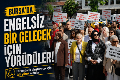 Engelsiz bir gelecek için yürüdüler