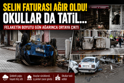 Selin faturası ağır oldu! Okullar da tatil... Felaketin boyutu gün ağarınca ortaya çıktı
