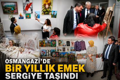 Osmangazi’de Bir Yıllık Emek Sergiye Taşındı