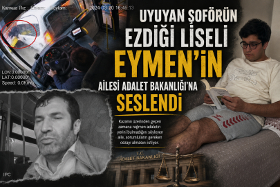 Uyuyan Şoförün Ezdiği Liseli Eymen'in Ailesi Adalet Bakanlığı'na Seslendi
