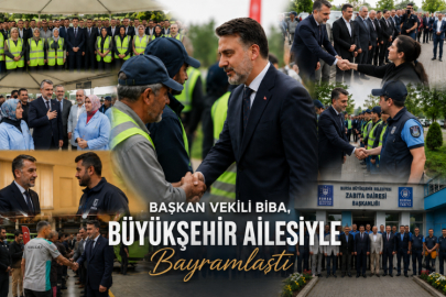 Başkan Vekili Biba, Büyükşehir ailesiyle bayramlaştı