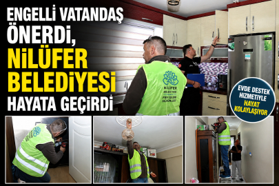 Engelli vatandaş önerdi, Nilüfer Belediyesi hayata geçirdi
