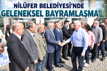 Nilüfer Belediyesi’nde geleneksel bayramlaşma
