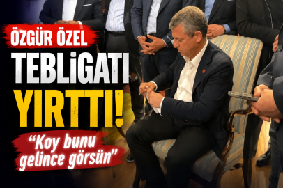 Özgür Özel tebligatı yırttı: Koy bunu gelince görsün