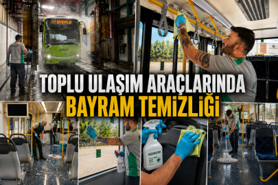 Toplu ulaşım araçlarında bayram temizliği