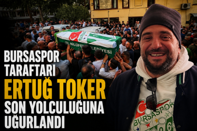 Bursaspor taraftarı Ertuğ Toker son yolculuğuna uğurladı