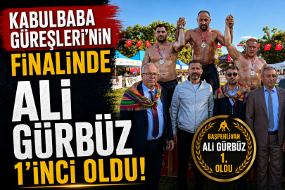 Kabulbaba Güreşleri’nin finalinde Ali Gürbüz 1'inci oldu