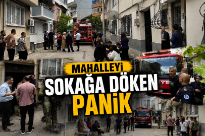 Mahalleliyi sokağa döken panik