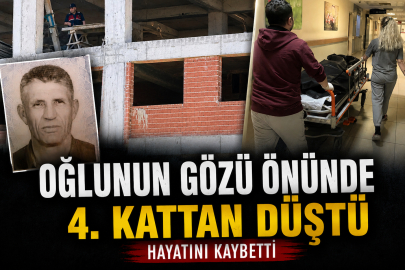 Oğlunun Gözü Önünde 4. Kattan Düştü