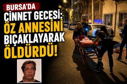 Bursa'da Cinnet Gecesi: Öz Annesini Bıçaklayarak Öldürdü!