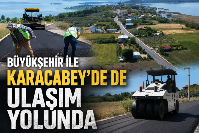Büyükşehir ile Karacabey'de de ulaşım yolunda