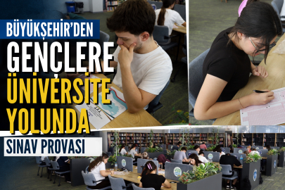 Büyükşehir’den gençlere üniversite yolunda sınav provası