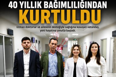 40 yıllık bağımlılığından kurtuldu