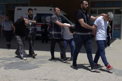 Çocuk parkında dehşeti yaşatanlar adliyeye sevk edildi
