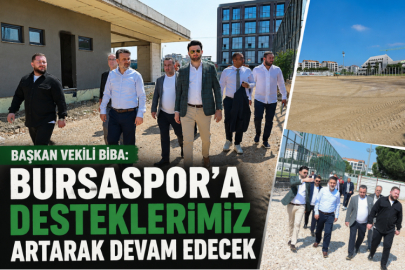 Başkan Vekili Biba: Bursaspor’a desteklerimiz artarak devam edecek