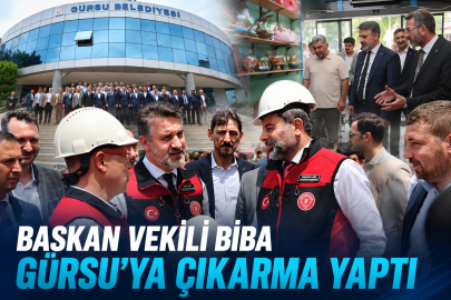 Başkan Vekili Biba Gürsu'ya çıkarma yaptı
