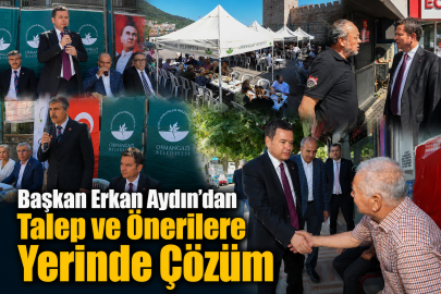 Başkan Erkan Aydın’dan Talep ve Önerilere Yerinde Çözüm