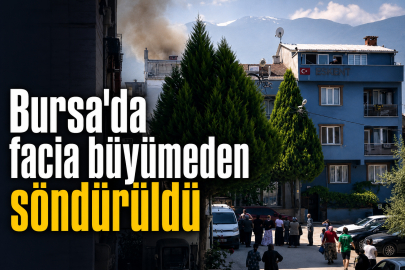 Bursa'da facia büyümeden söndürüldü