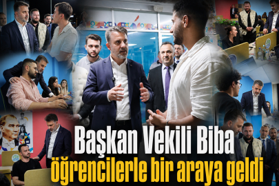 Başkan Vekili Biba öğrencilerle bir araya geldi