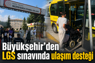 Büyükşehir'den LGS sınavında ulaşım desteği